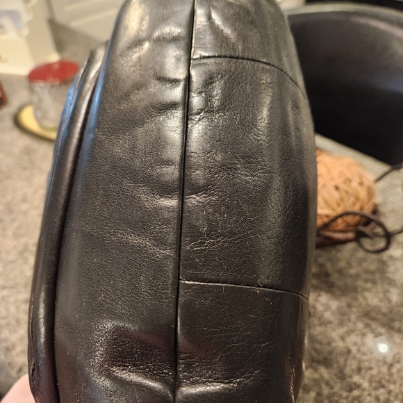 *Low Start* EUC Coach Kristen Black Leather Shoulder Bag - Picture 6 of 13